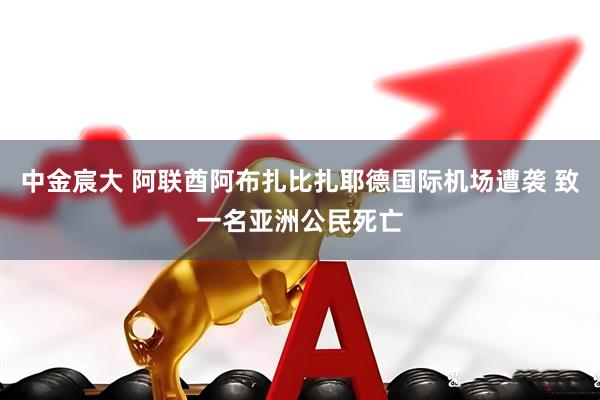 中金宸大 阿联酋阿布扎比扎耶德国际机场遭袭 致一名亚洲公民死亡