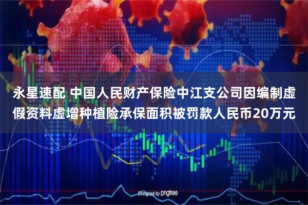 永星速配 中国人民财产保险中江支公司因编制虚假资料虚增种植险承保面积被罚款人民币20万元