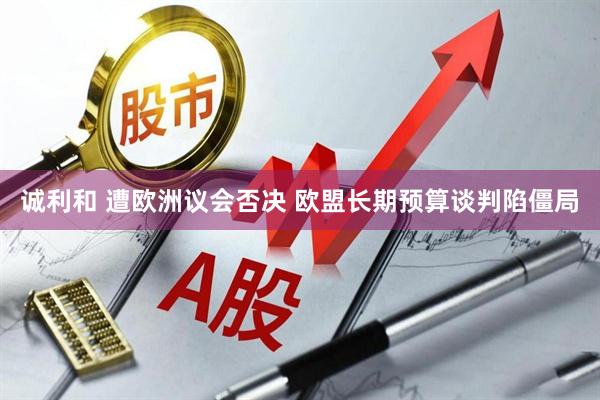 诚利和 遭欧洲议会否决 欧盟长期预算谈判陷僵局