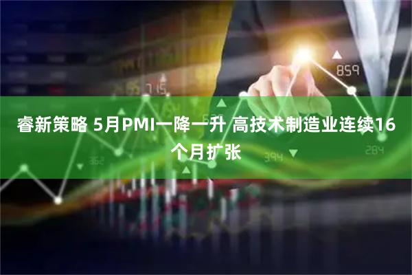 睿新策略 5月PMI一降一升 高技术制造业连续16个月扩张
