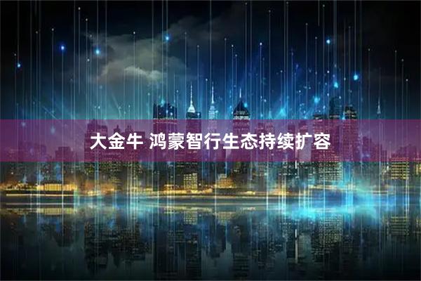 大金牛 鸿蒙智行生态持续扩容